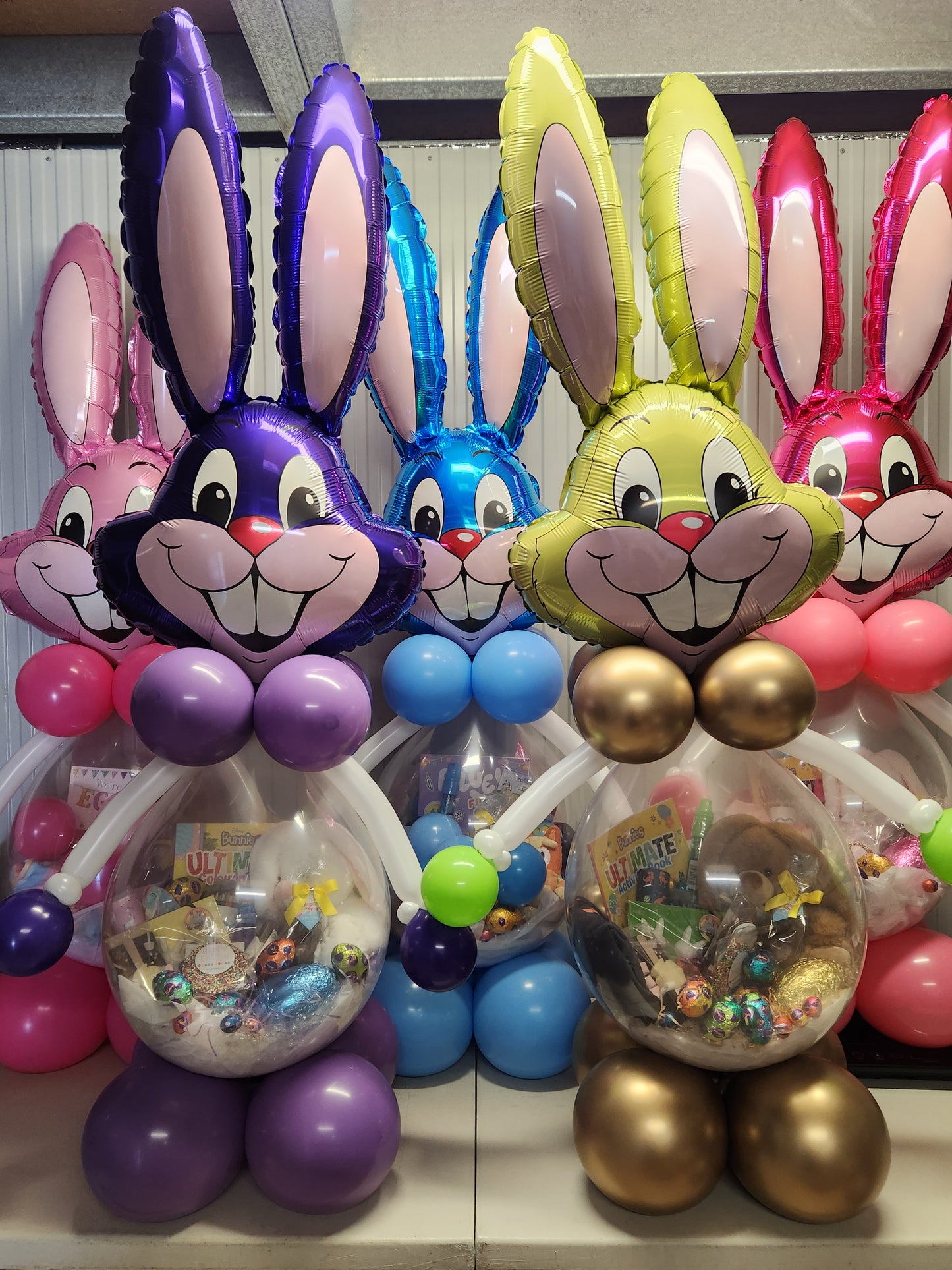 Giant Filled Easter Bunnies