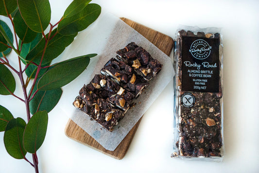 Almond Brittle and Coffee Bean Rocky Road