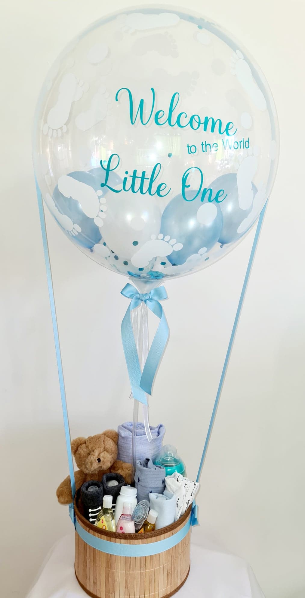 Baby Boy Hot Air Balloon Gift Hamper
