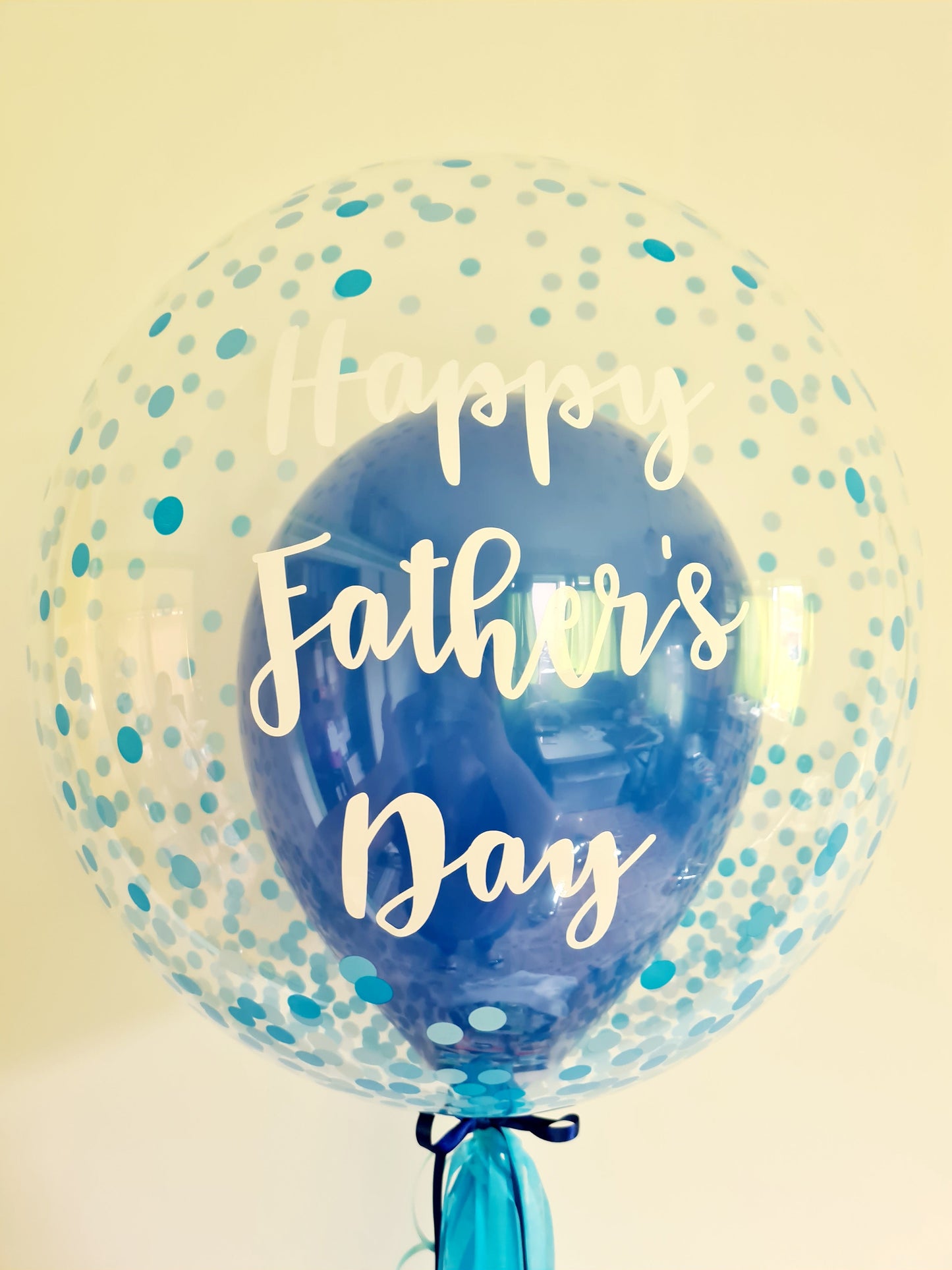 Father's Day Large Chocolate Bag with Personalised Bubble Balloon