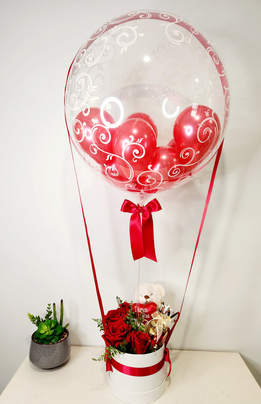 Valentine's Hot Air Balloon Bouquet
