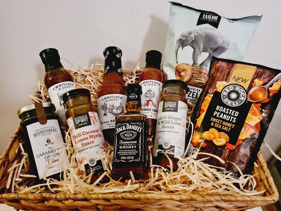 Father's Day Hamper - BBQ, Snacks and Bourbon