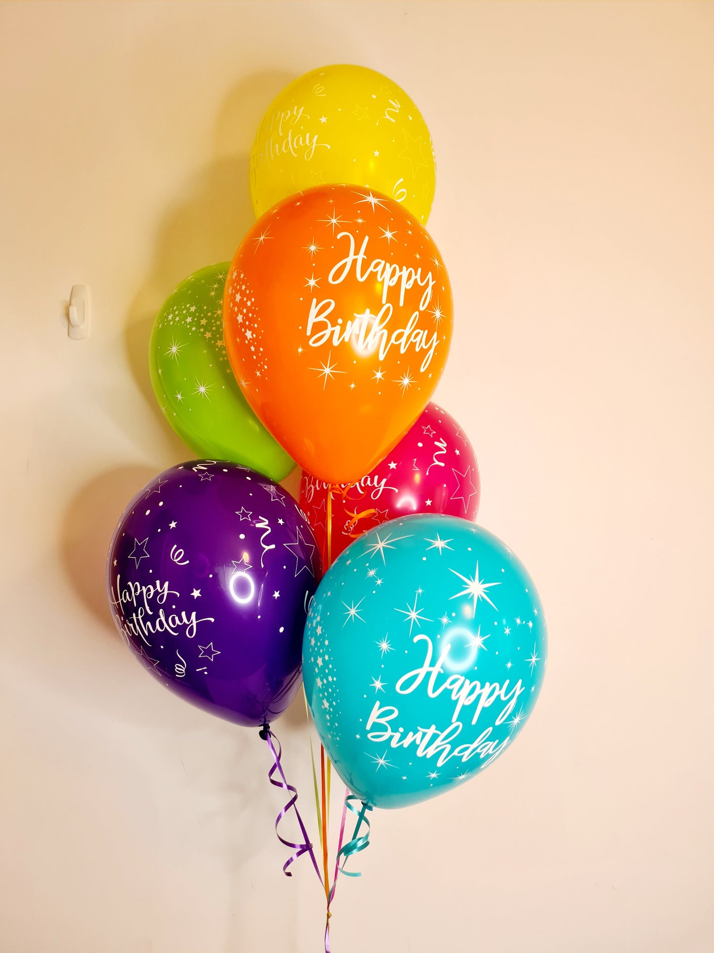 6 Balloon Helium Bouquet