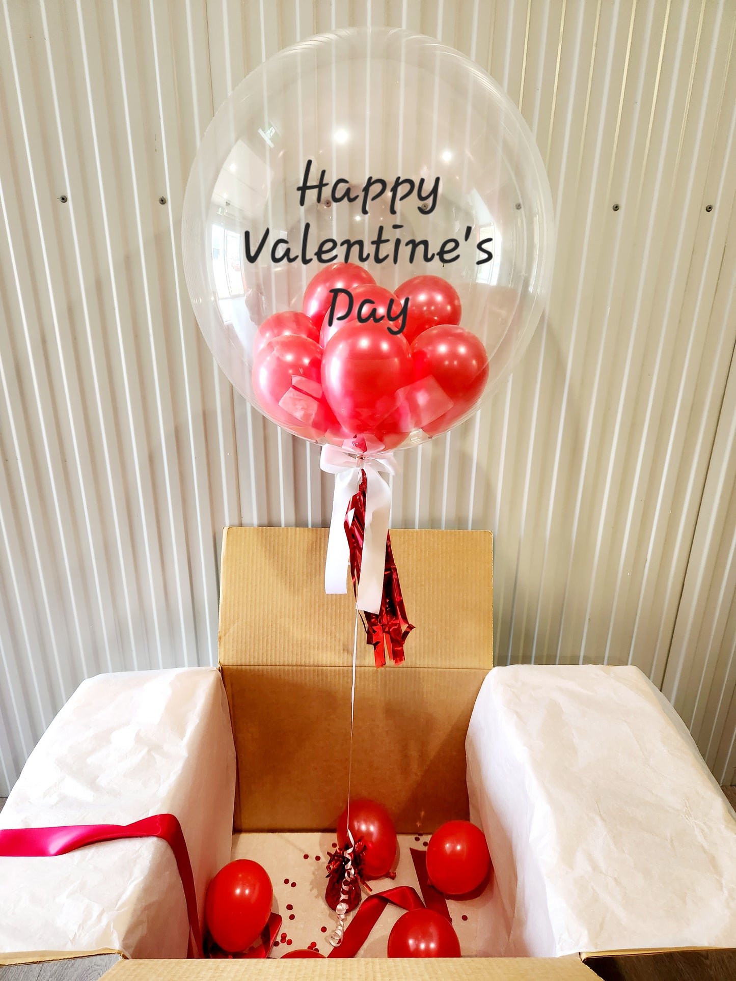 Balloon in a Box Gift - Valentine's
