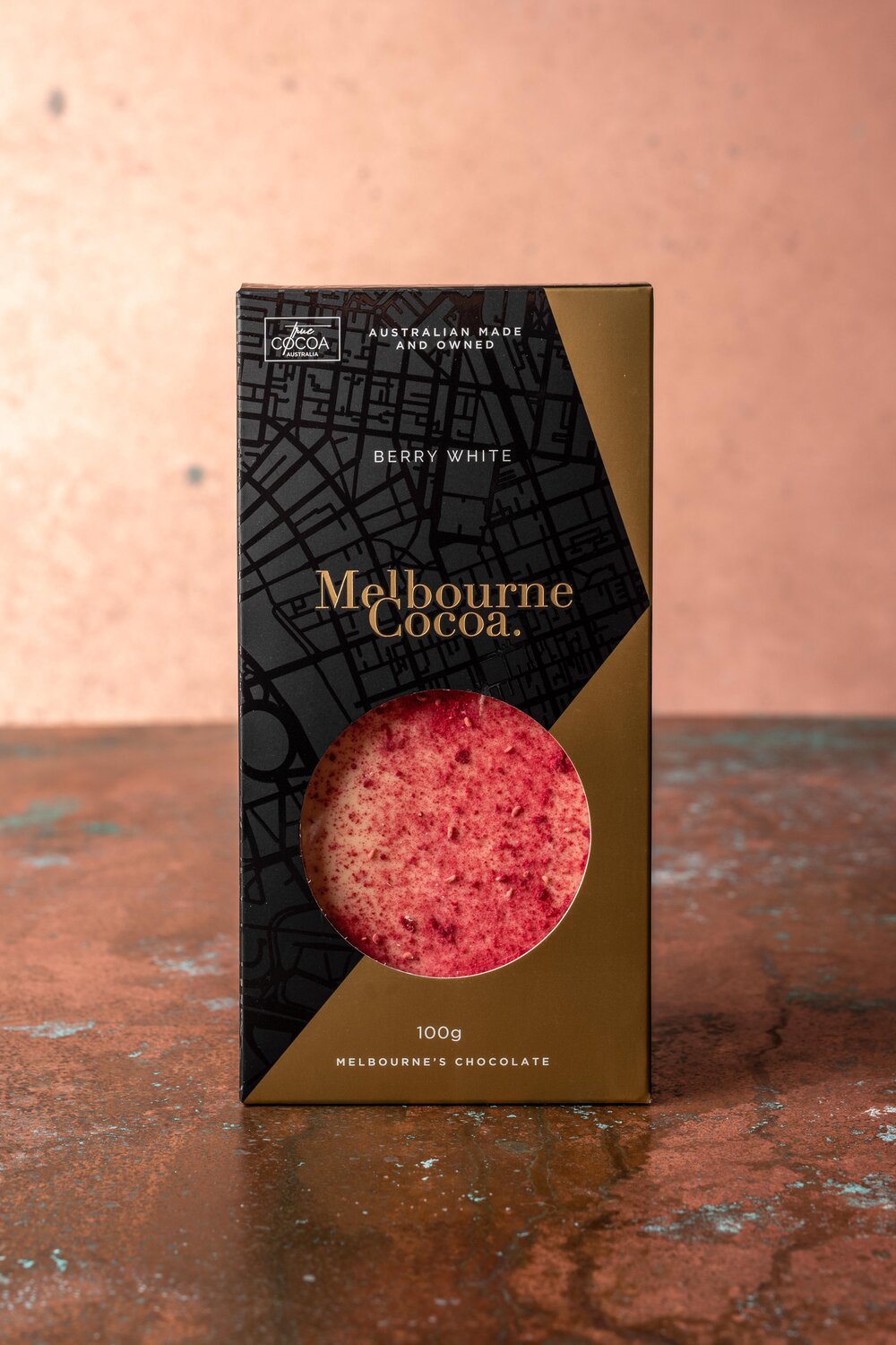 Berry White Chocolate Block by Melbourne Cocoa
