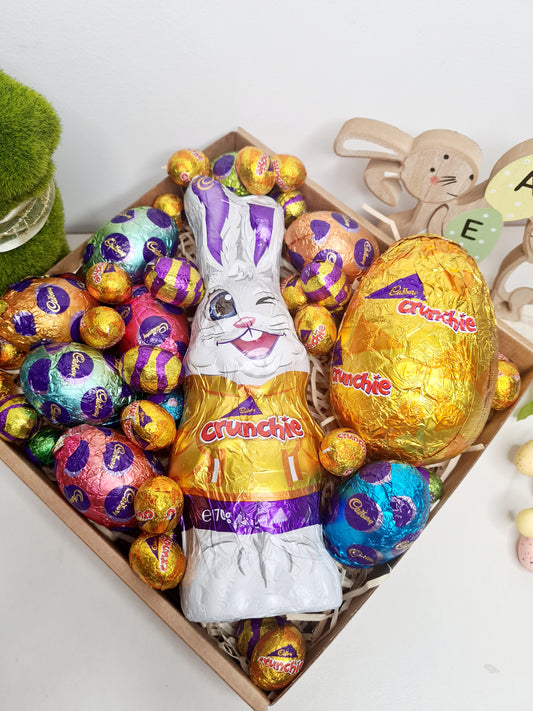 Crunchie Easter Bunny and Egg Tray