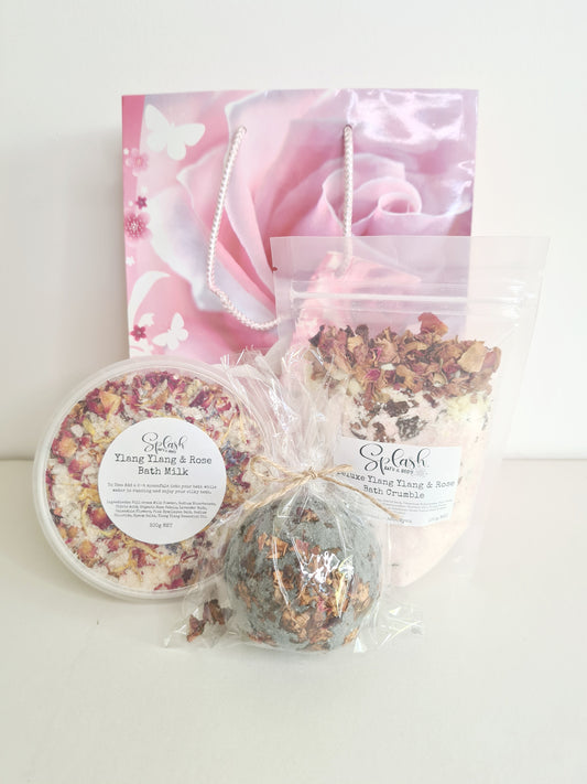 Mother's Day Deluxe Pamper Gift Bag ~ Rose