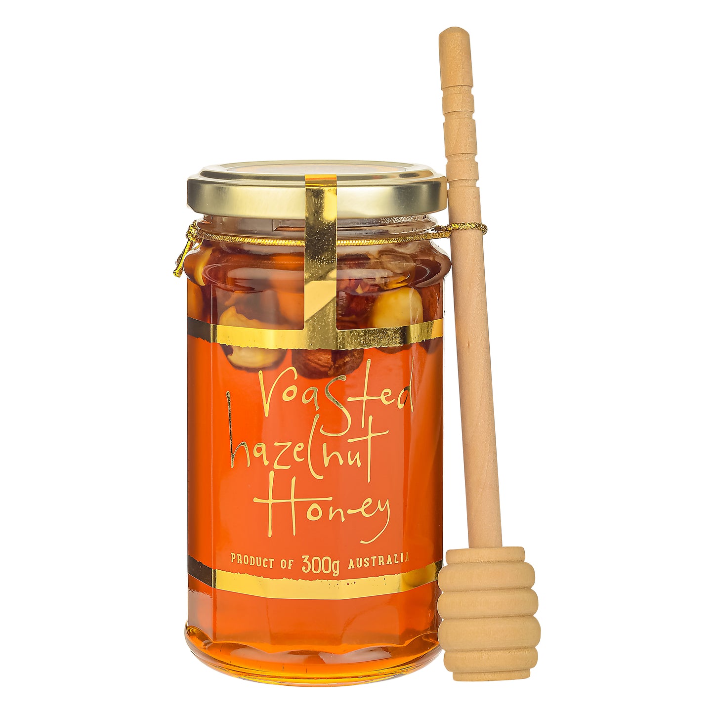 Hazelnut Honey with Dipper 300g
